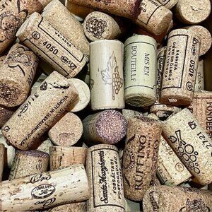 (30) Natural Used Assorted Wine Corks Collection Craft Arts Upcycle